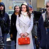 Leighton Meester dressed a winter jacket on the set of 'Gossip Girl' | Picture 112637